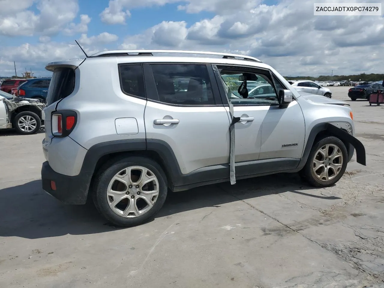 2016 Jeep Renegade Limited VIN: ZACCJADTXGPC74279 Lot: 70856264