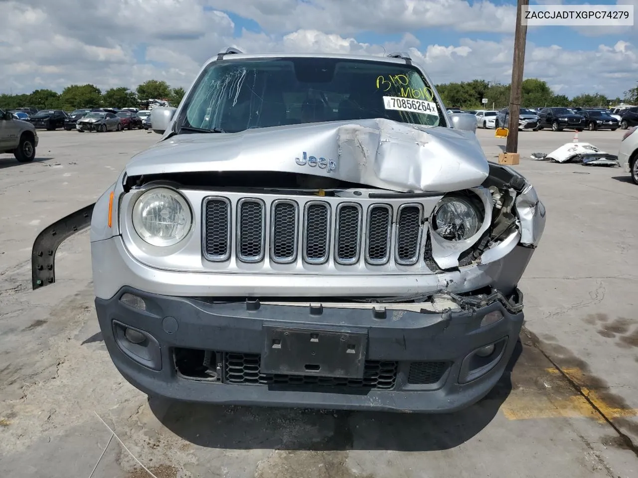 ZACCJADTXGPC74279 2016 Jeep Renegade Limited