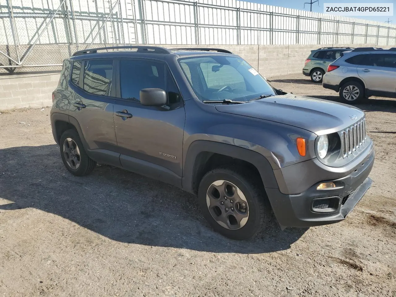 2016 Jeep Renegade Sport VIN: ZACCJBAT4GPD65221 Lot: 71017554