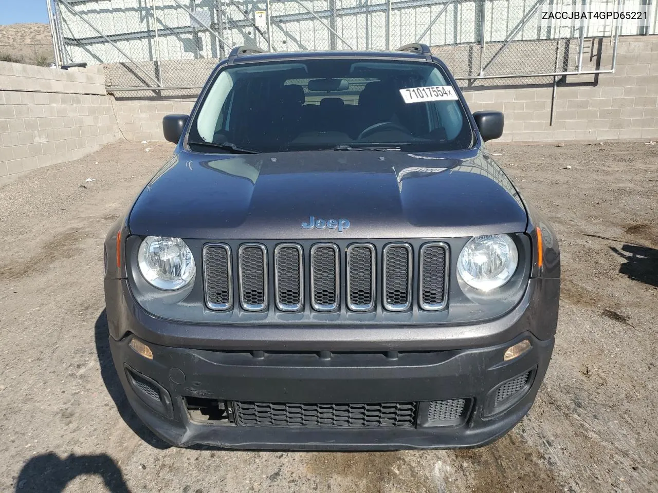 ZACCJBAT4GPD65221 2016 Jeep Renegade Sport