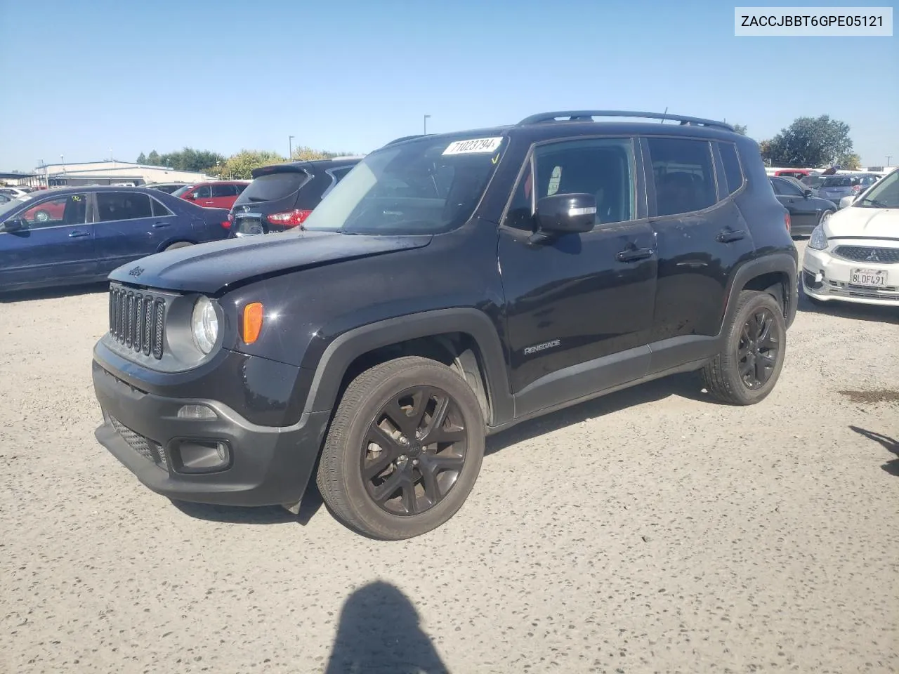 2016 Jeep Renegade Latitude VIN: ZACCJBBT6GPE05121 Lot: 71023794