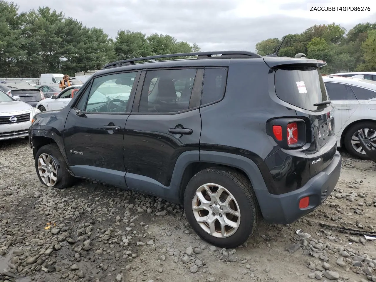 2016 Jeep Renegade Latitude VIN: ZACCJBBT4GPD86276 Lot: 71213814