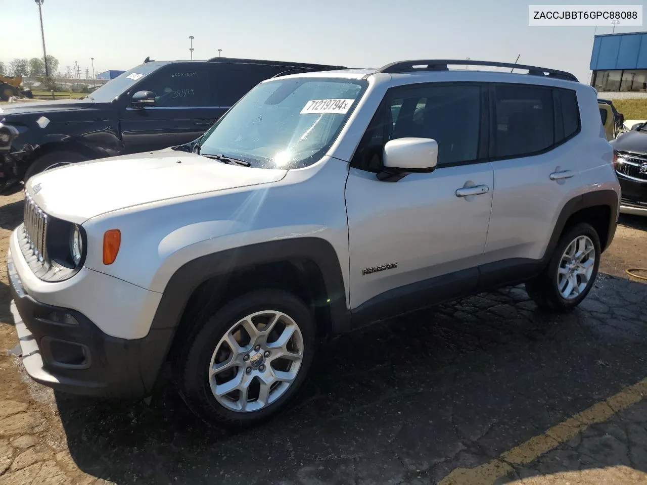 2016 Jeep Renegade Latitude VIN: ZACCJBBT6GPC88088 Lot: 71219794