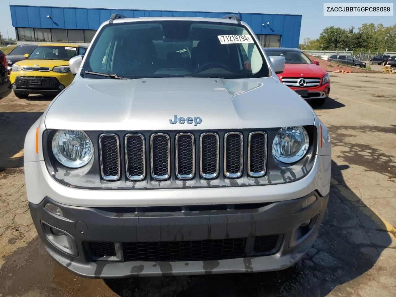 2016 Jeep Renegade Latitude VIN: ZACCJBBT6GPC88088 Lot: 71219794