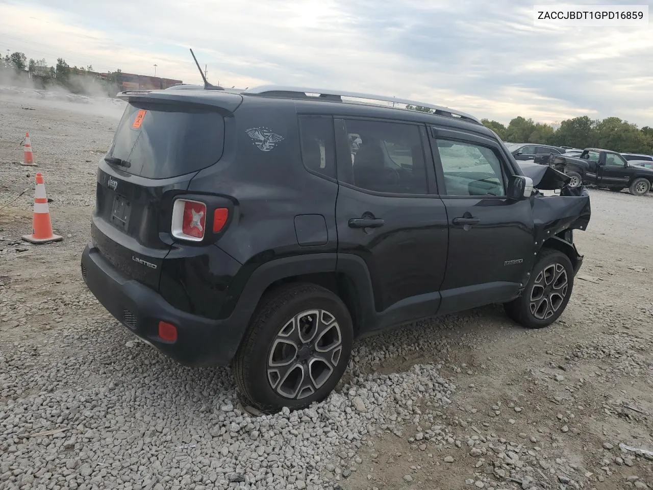 2016 Jeep Renegade Limited VIN: ZACCJBDT1GPD16859 Lot: 71568714