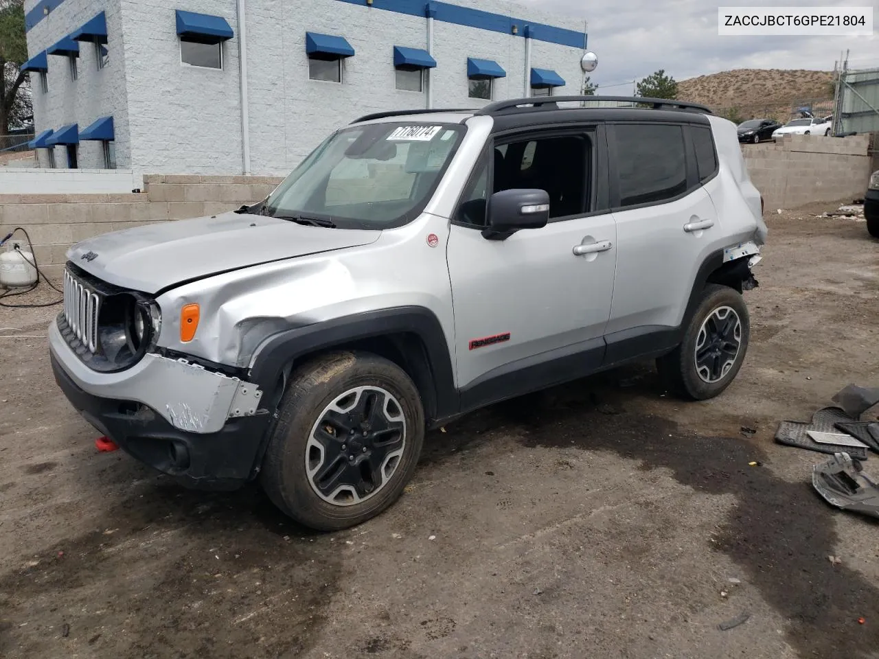 2016 Jeep Renegade Trailhawk VIN: ZACCJBCT6GPE21804 Lot: 71760774