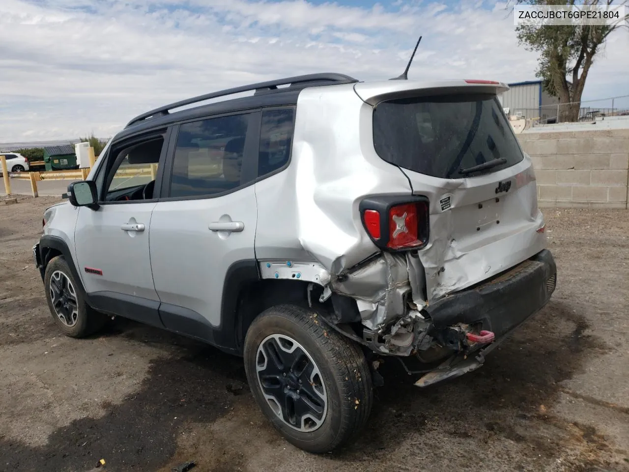 2016 Jeep Renegade Trailhawk VIN: ZACCJBCT6GPE21804 Lot: 71760774