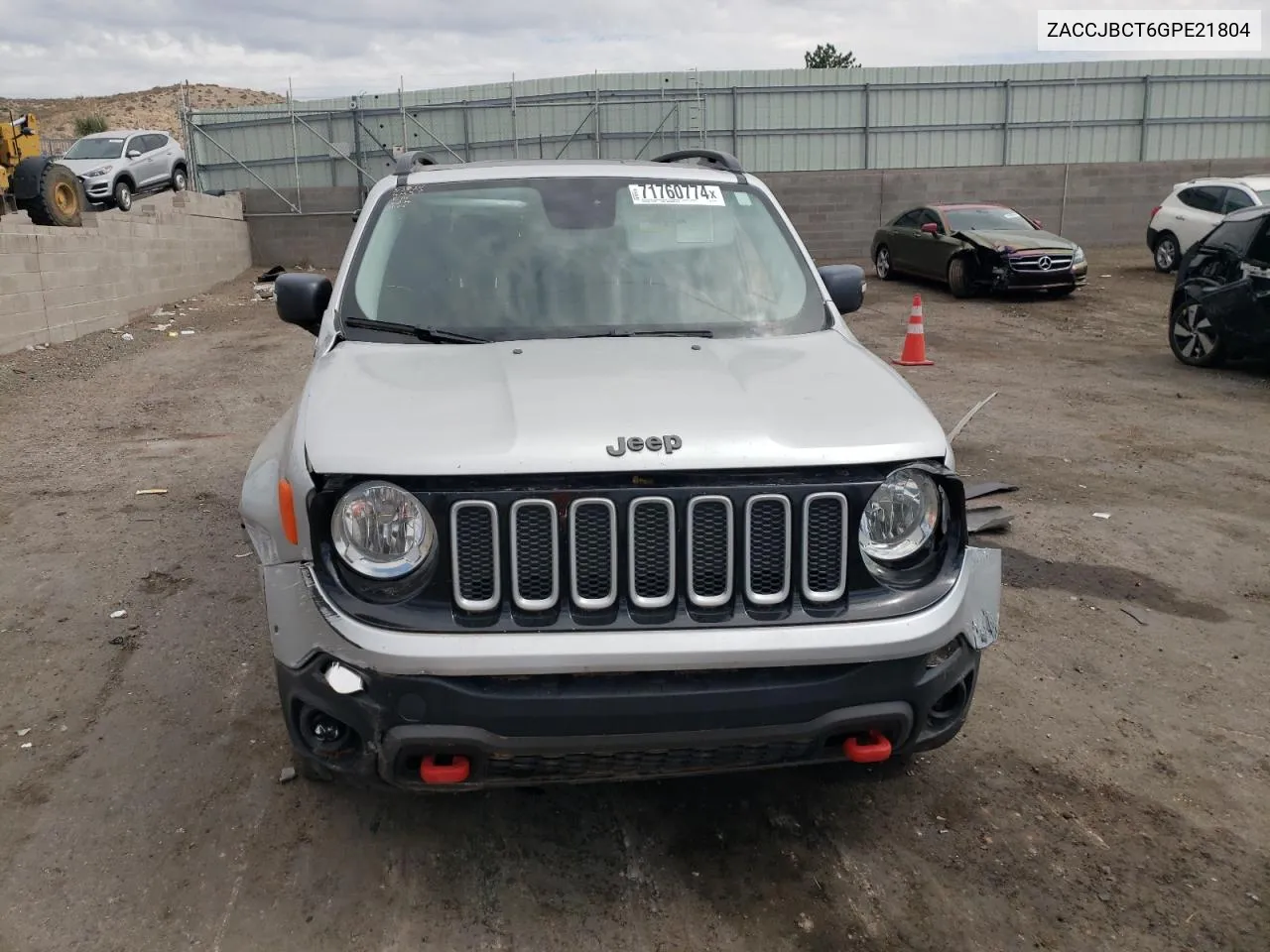 2016 Jeep Renegade Trailhawk VIN: ZACCJBCT6GPE21804 Lot: 71760774