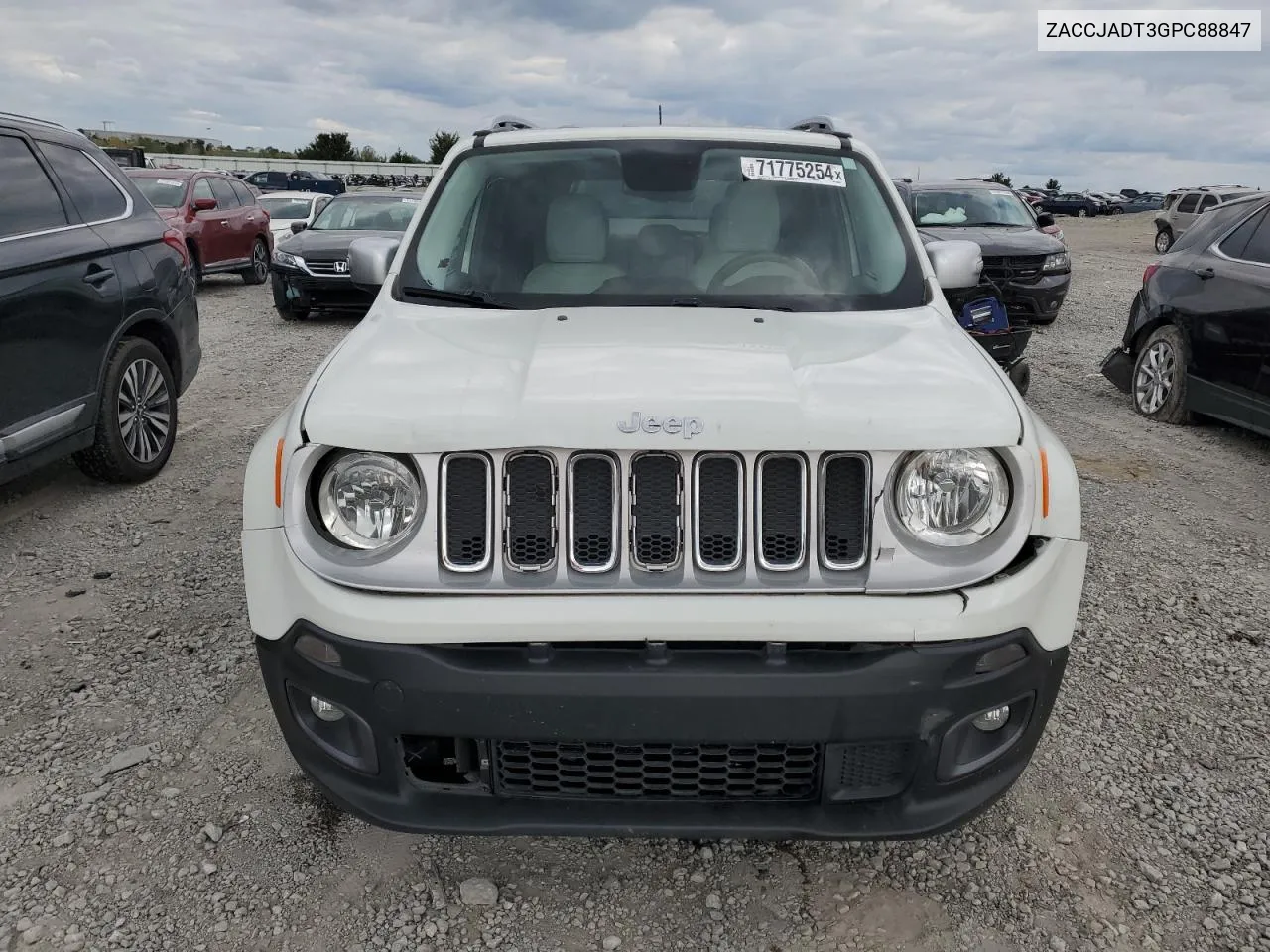 2016 Jeep Renegade Limited VIN: ZACCJADT3GPC88847 Lot: 71775254