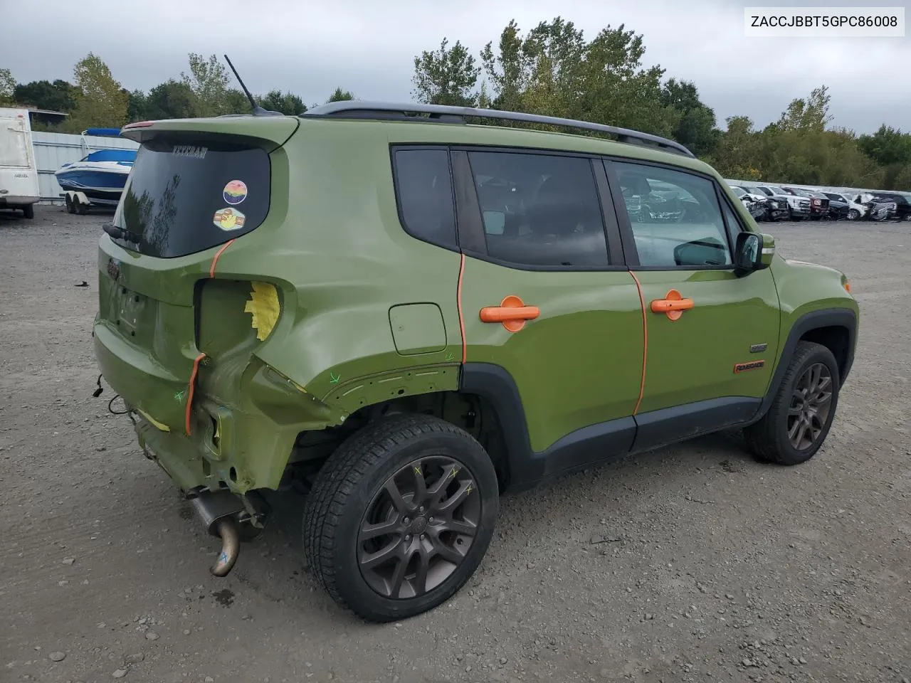 2016 Jeep Renegade Latitude VIN: ZACCJBBT5GPC86008 Lot: 71952314