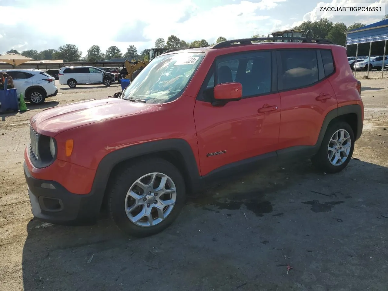 2016 Jeep Renegade Latitude VIN: ZACCJABT0GPC46591 Lot: 72319624