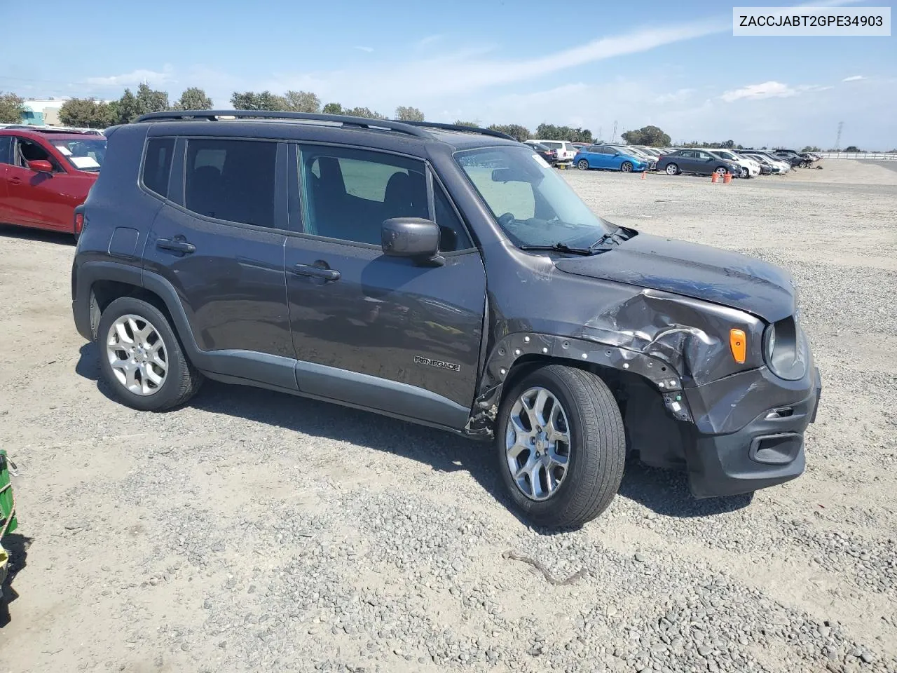 ZACCJABT2GPE34903 2016 Jeep Renegade Latitude