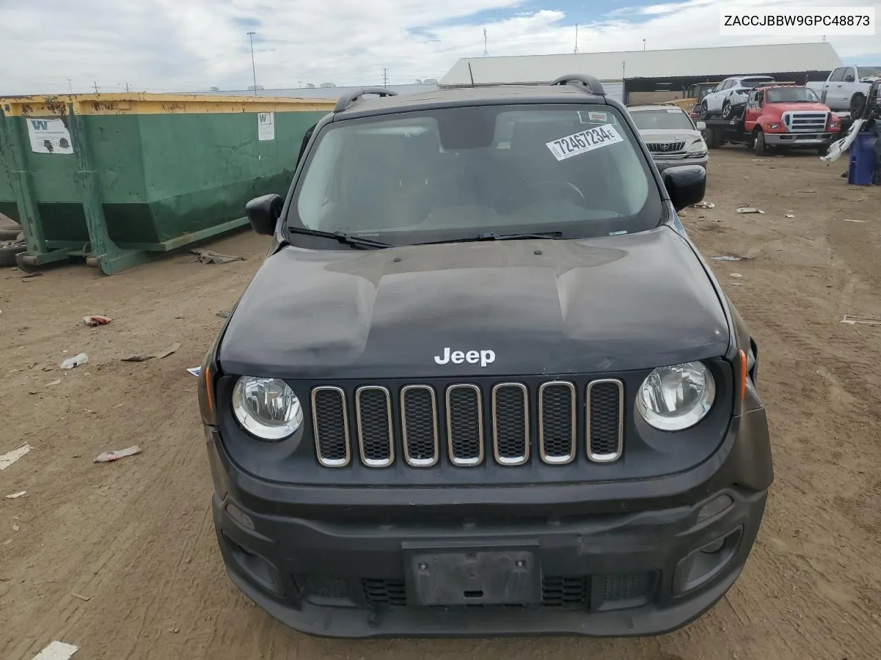 2016 Jeep Renegade Latitude VIN: ZACCJBBW9GPC48873 Lot: 72467234