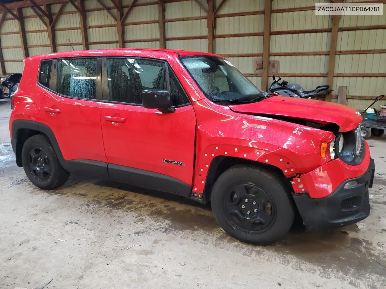 2016 Jeep Renegade Sport VIN: ZACCJAAT1GPD64781 Lot: 72546254