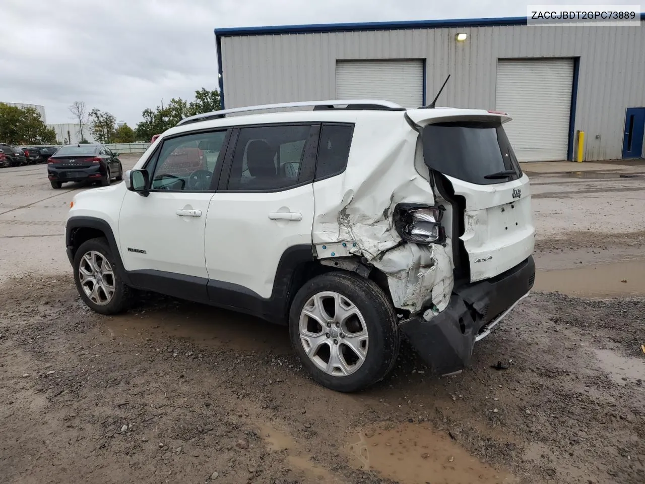 2016 Jeep Renegade Limited VIN: ZACCJBDT2GPC73889 Lot: 72735464