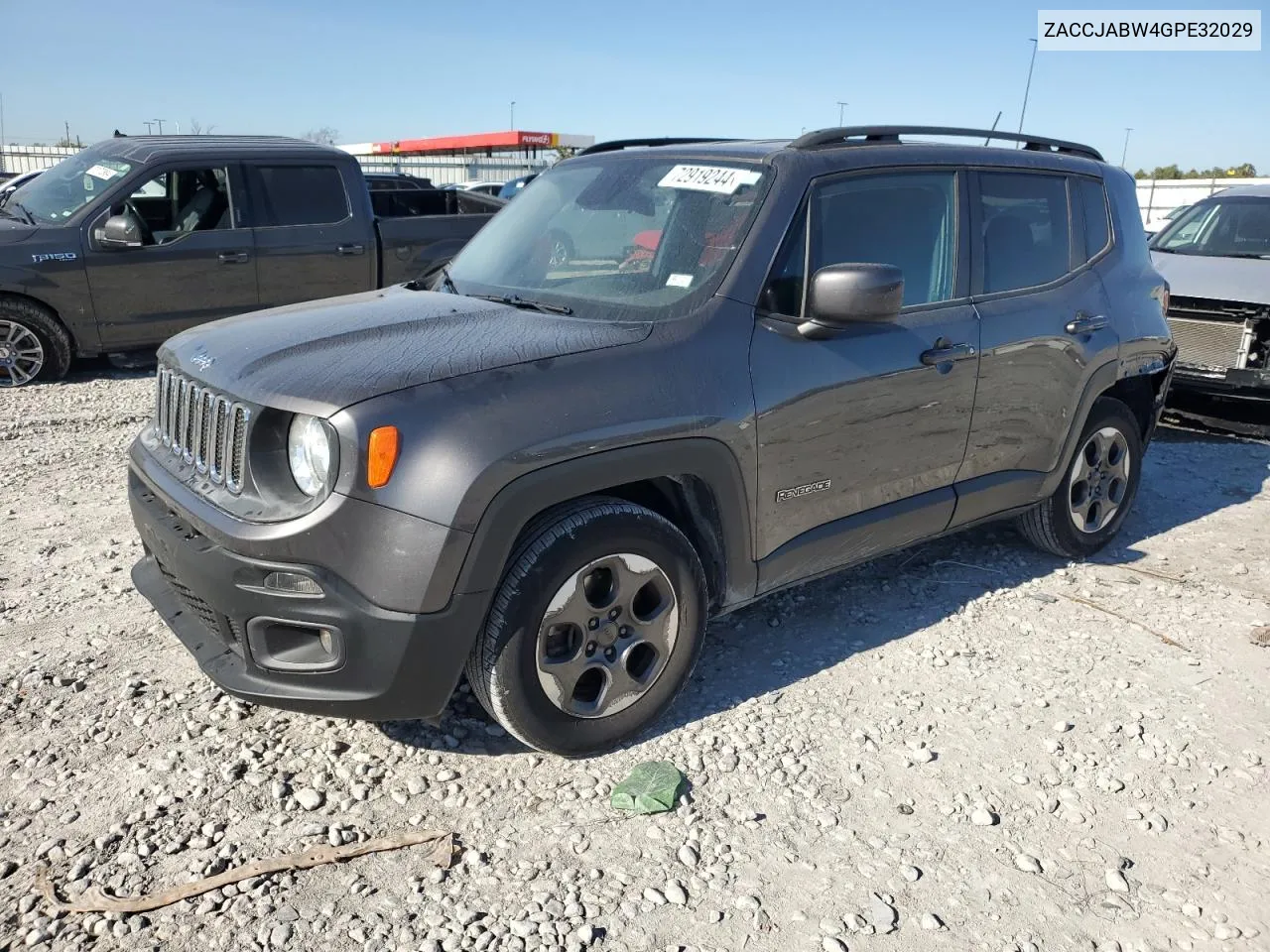 2016 Jeep Renegade Latitude VIN: ZACCJABW4GPE32029 Lot: 72919244