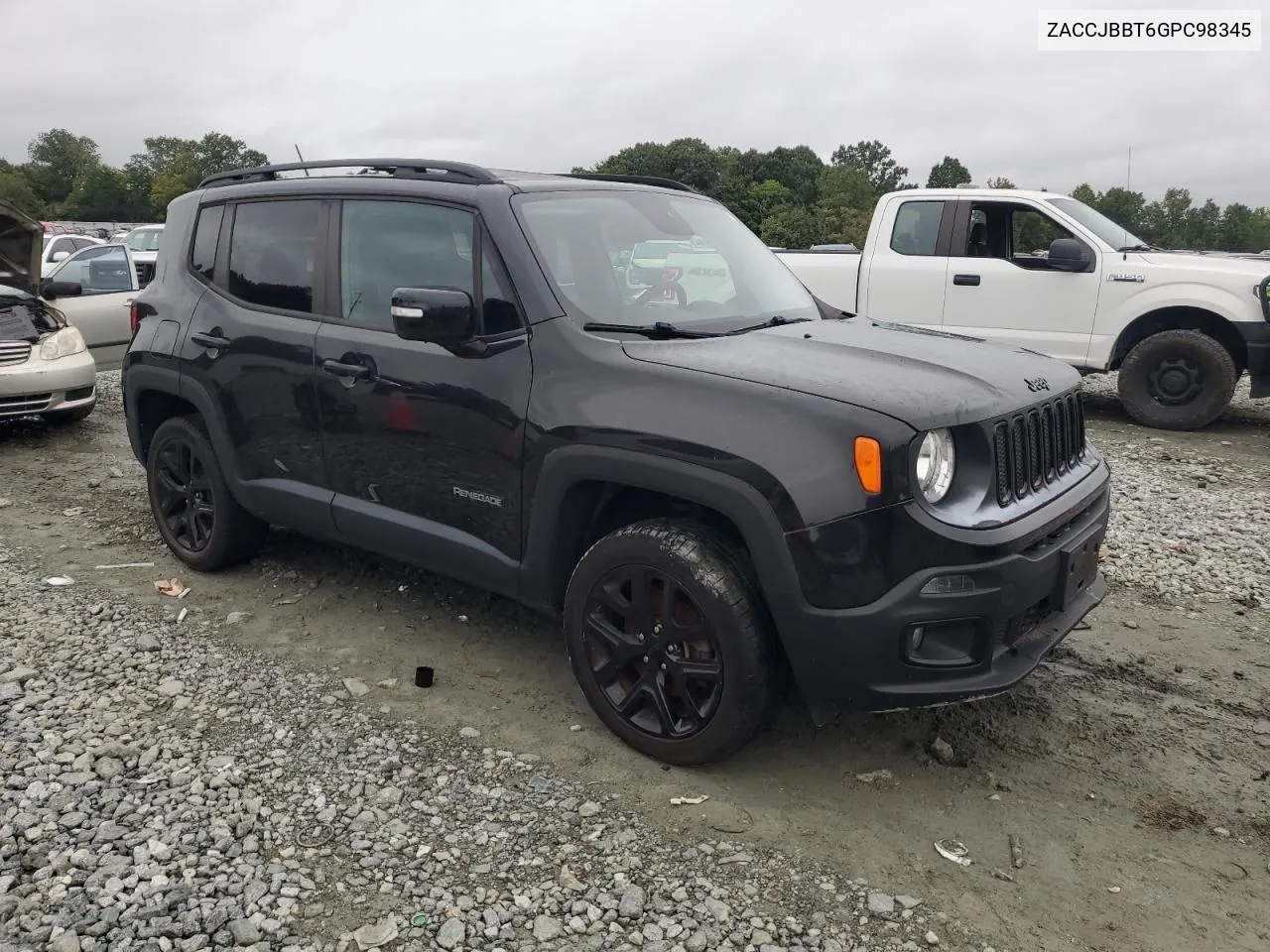 2016 Jeep Renegade Latitude VIN: ZACCJBBT6GPC98345 Lot: 73383124