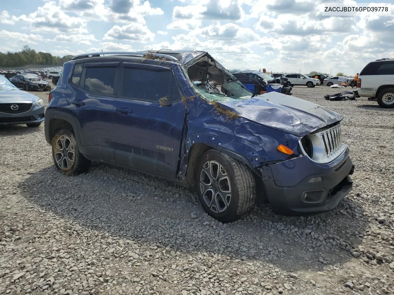 2016 Jeep Renegade Limited VIN: ZACCJBDT6GPD39778 Lot: 73493214