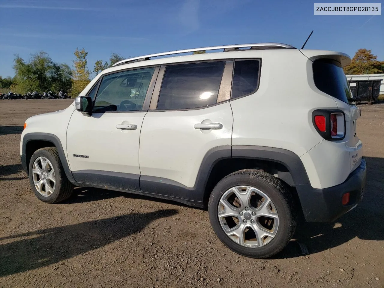 ZACCJBDT8GPD28135 2016 Jeep Renegade Limited