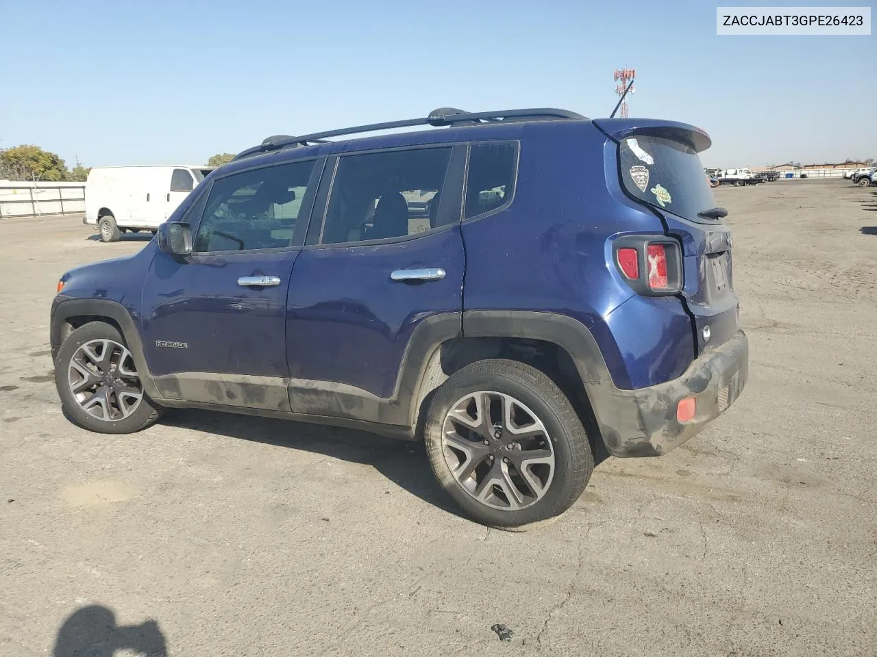 2016 Jeep Renegade Latitude VIN: ZACCJABT3GPE26423 Lot: 74044264