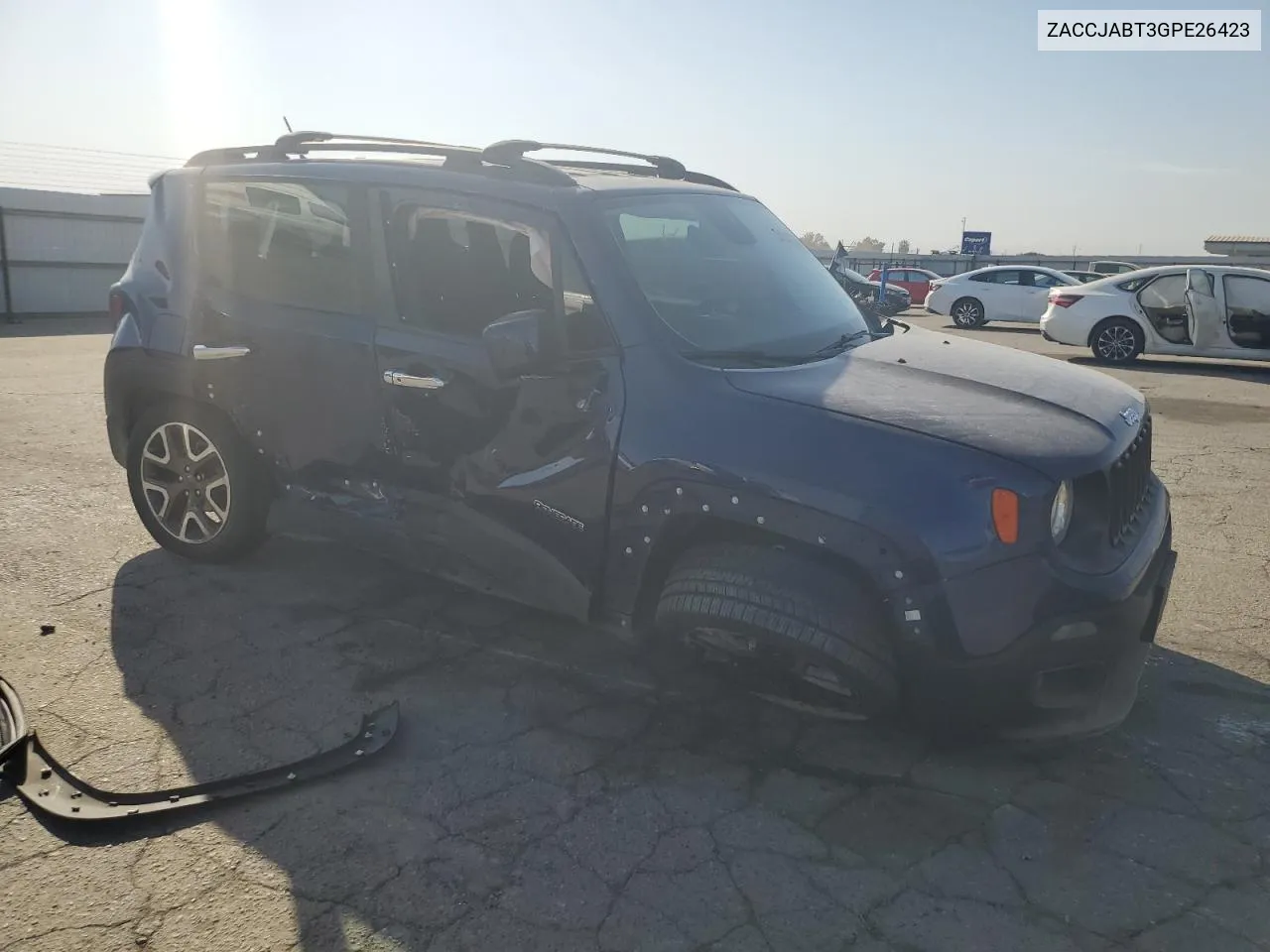 ZACCJABT3GPE26423 2016 Jeep Renegade Latitude