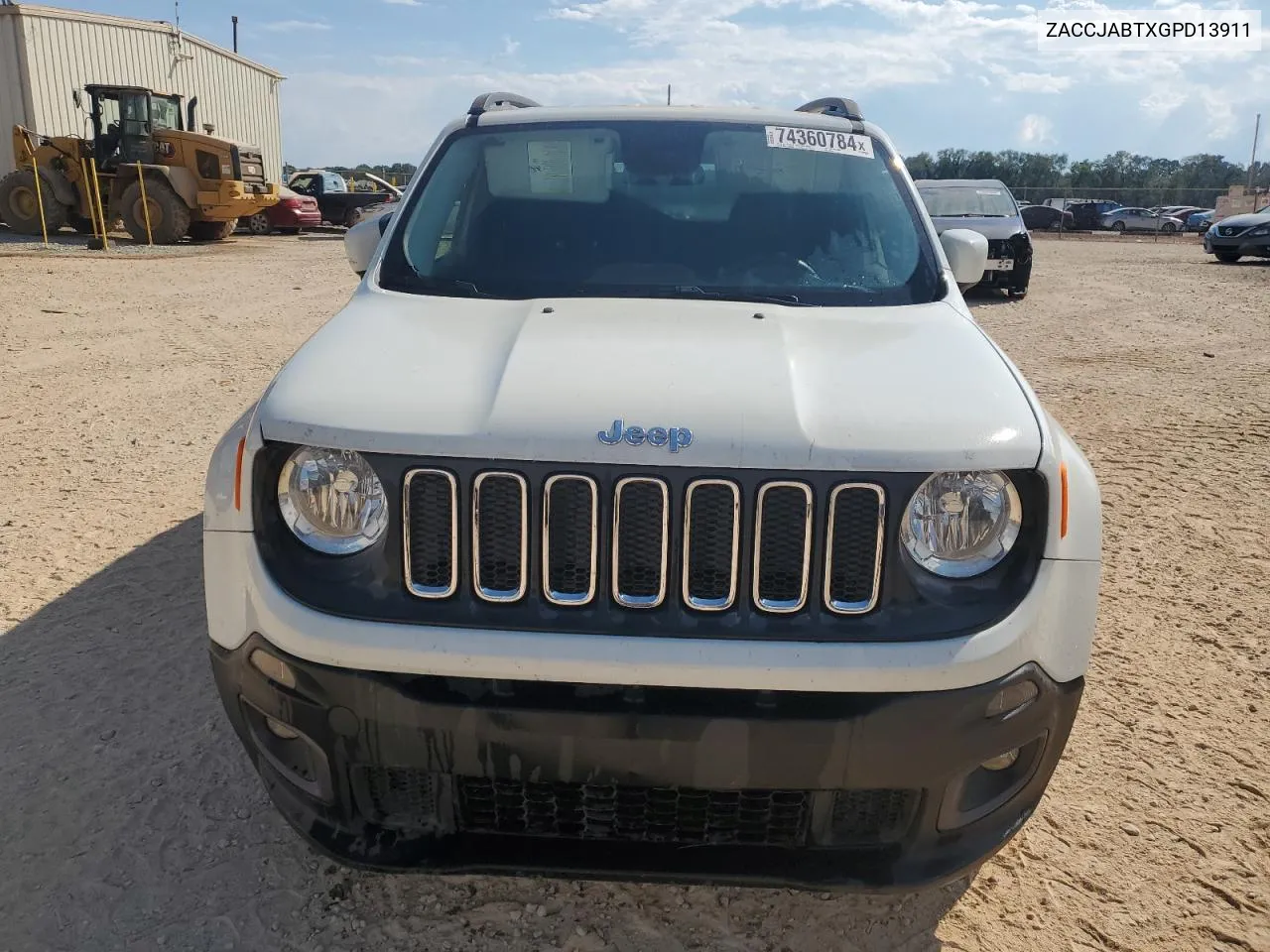 2016 Jeep Renegade Latitude VIN: ZACCJABTXGPD13911 Lot: 74360784