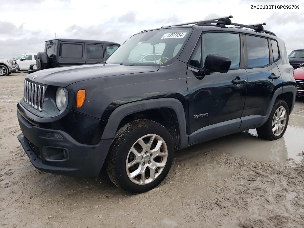 2016 Jeep Renegade Latitude VIN: ZACCJBBT1GPC92789 Lot: 74794134