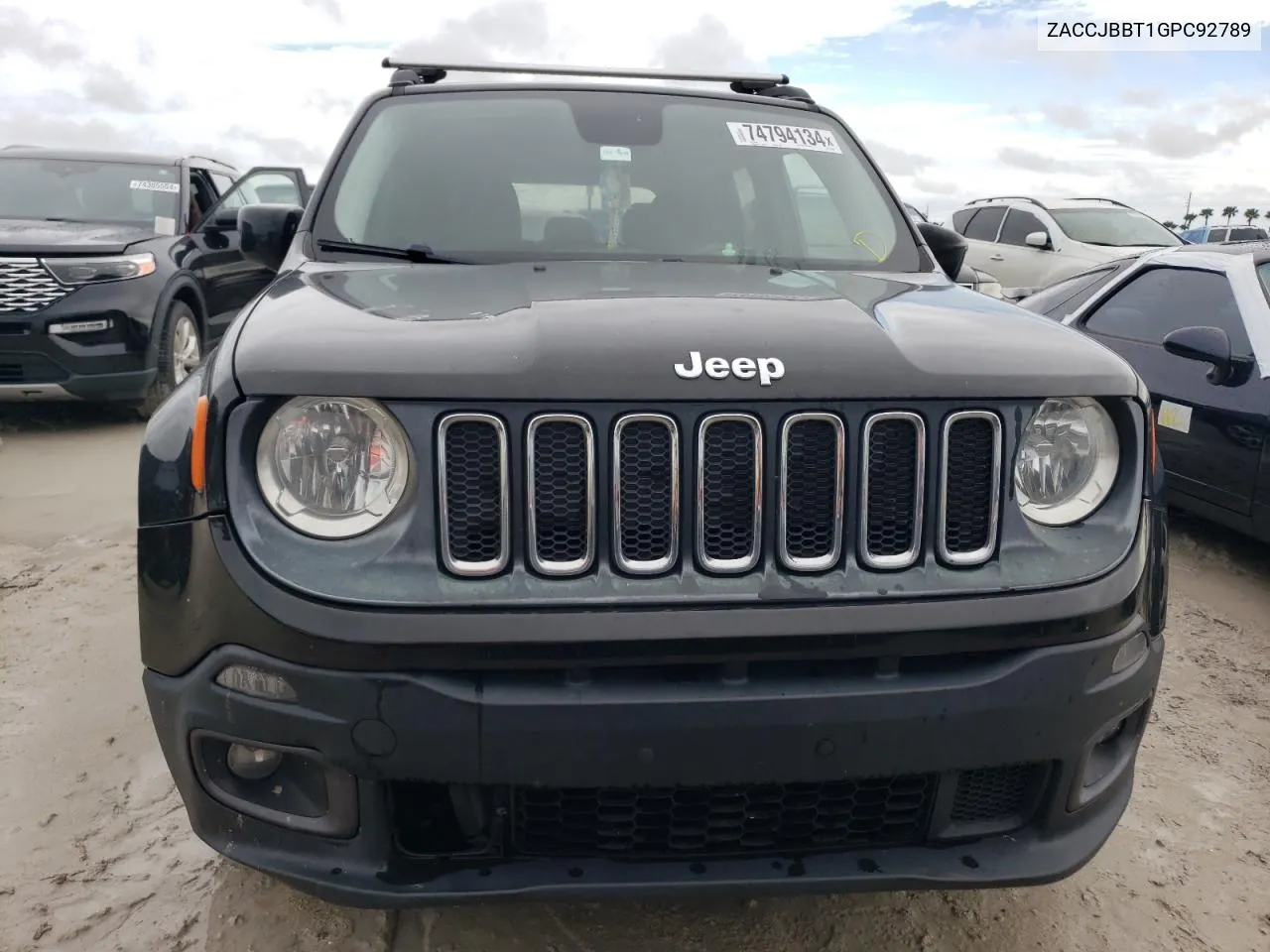 2016 Jeep Renegade Latitude VIN: ZACCJBBT1GPC92789 Lot: 74794134