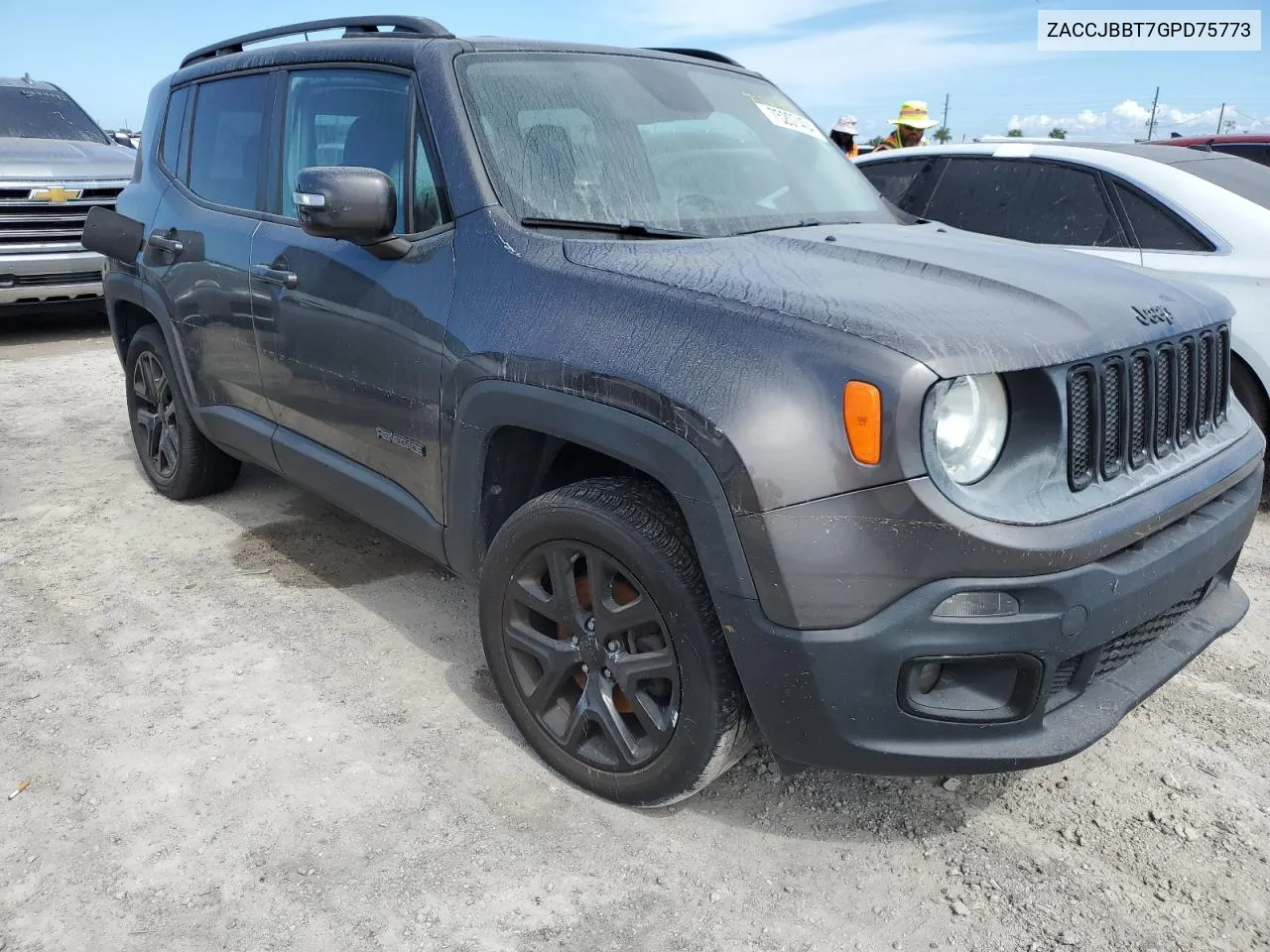 2016 Jeep Renegade Latitude VIN: ZACCJBBT7GPD75773 Lot: 75207404