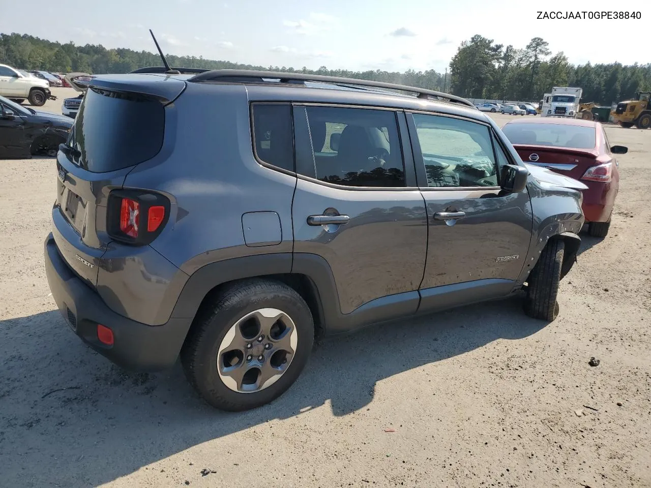 2016 Jeep Renegade Sport VIN: ZACCJAAT0GPE38840 Lot: 75222524