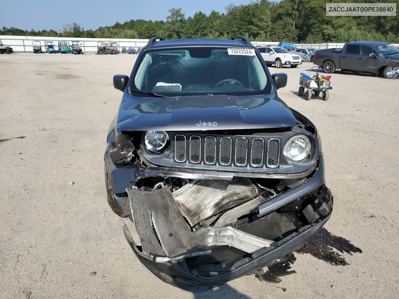 2016 Jeep Renegade Sport VIN: ZACCJAAT0GPE38840 Lot: 75222524