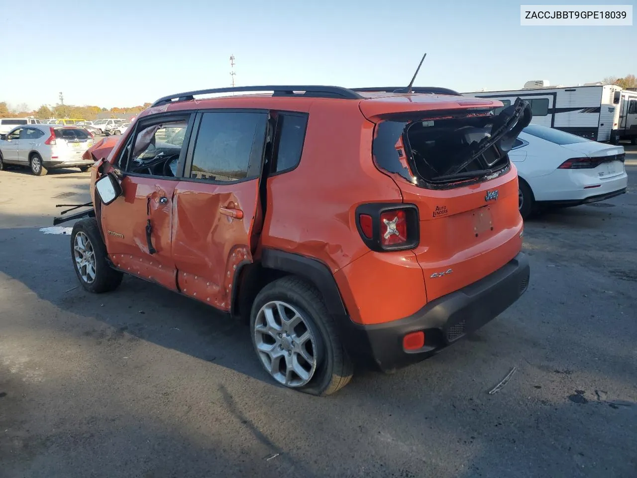 2016 Jeep Renegade Latitude VIN: ZACCJBBT9GPE18039 Lot: 75640974