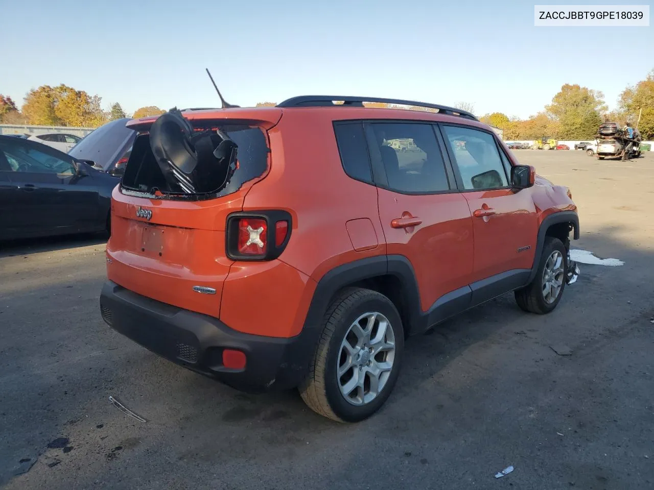 2016 Jeep Renegade Latitude VIN: ZACCJBBT9GPE18039 Lot: 75640974