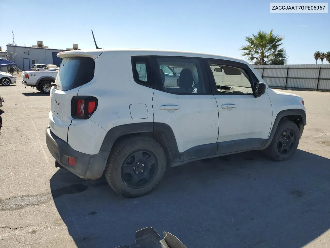 2016 Jeep Renegade Sport VIN: ZACCJAAT7GPE06967 Lot: 75848394