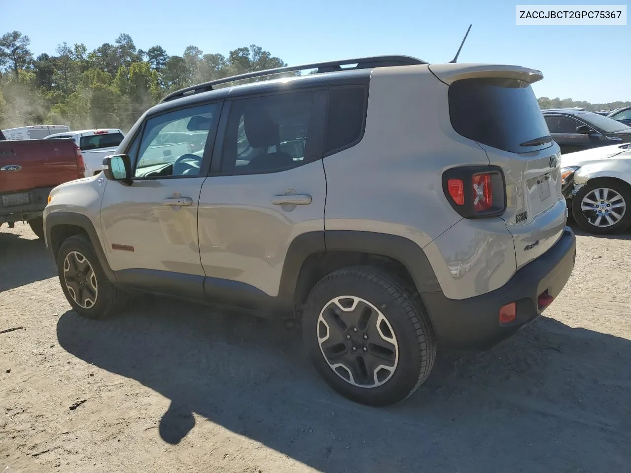 2016 Jeep Renegade Trailhawk VIN: ZACCJBCT2GPC75367 Lot: 76098764