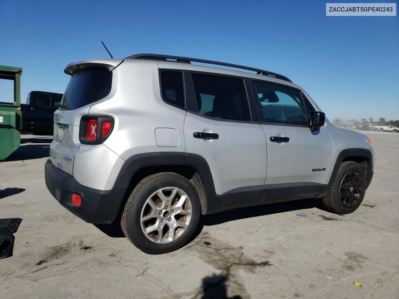 2016 Jeep Renegade Latitude VIN: ZACCJABT5GPE40243 Lot: 76564444