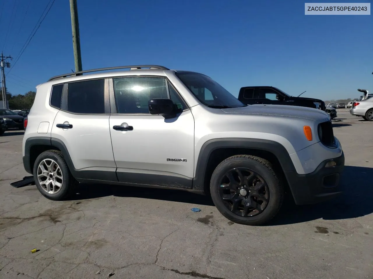 2016 Jeep Renegade Latitude VIN: ZACCJABT5GPE40243 Lot: 76564444