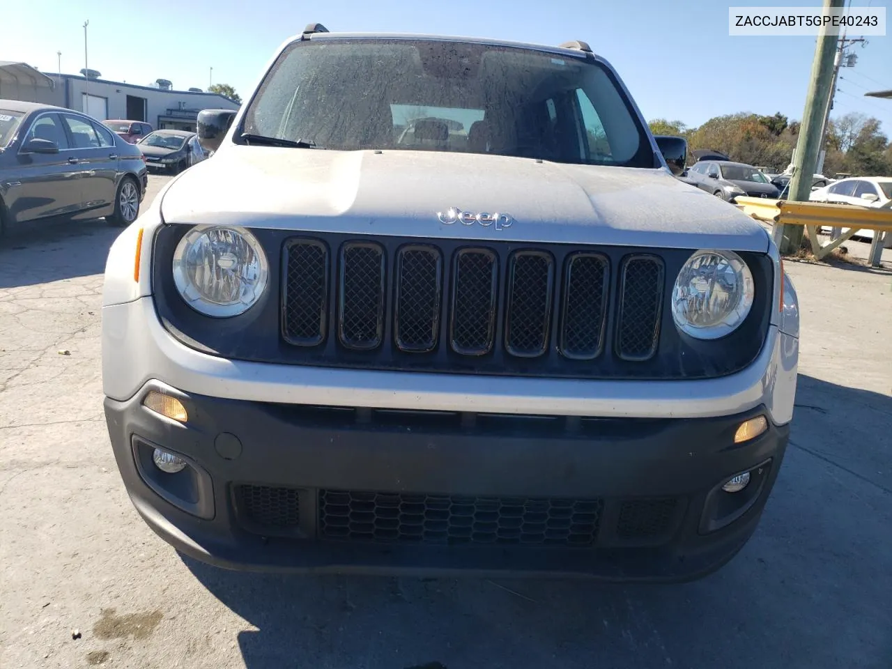 2016 Jeep Renegade Latitude VIN: ZACCJABT5GPE40243 Lot: 76564444