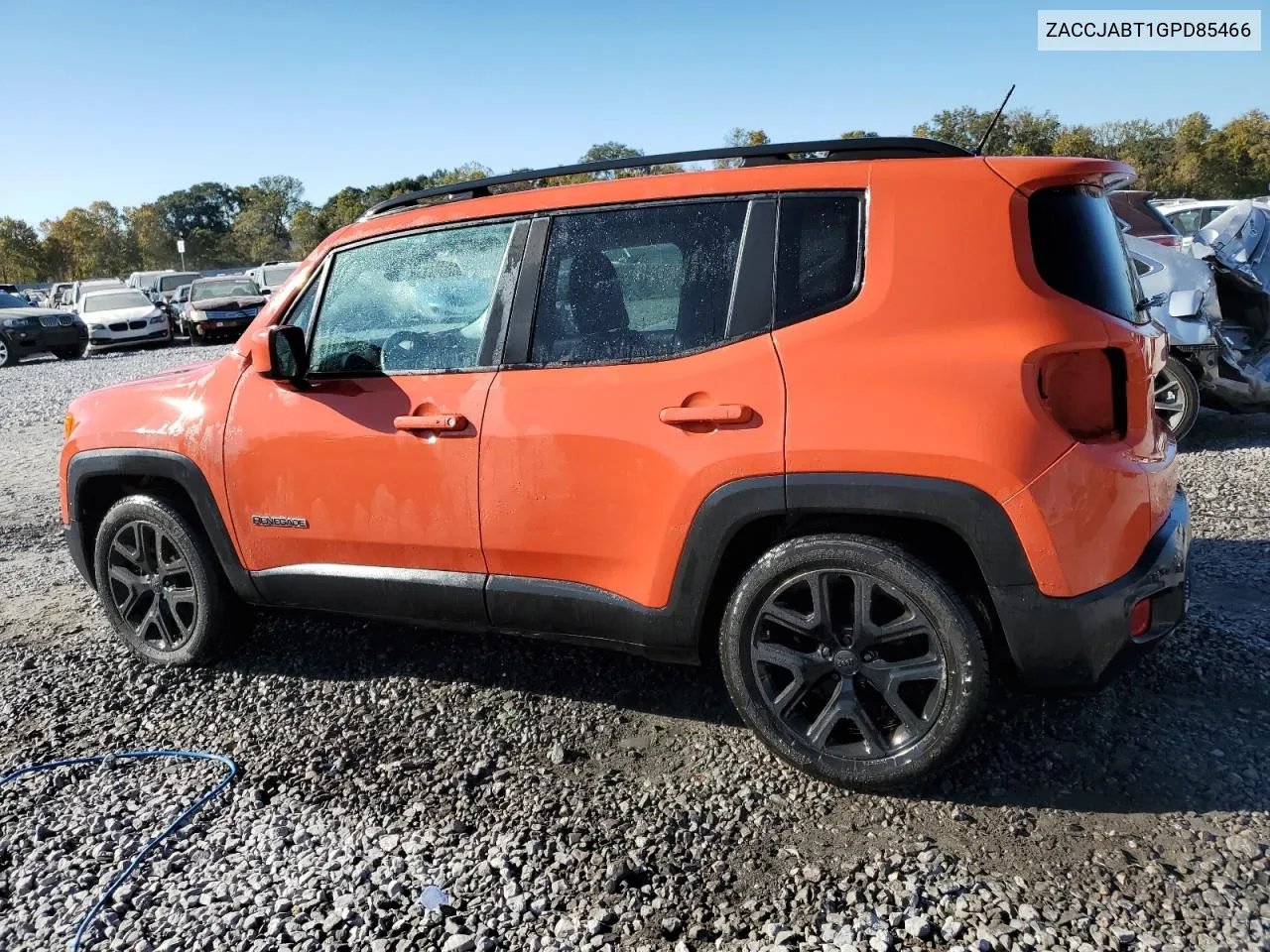 ZACCJABT1GPD85466 2016 Jeep Renegade Latitude