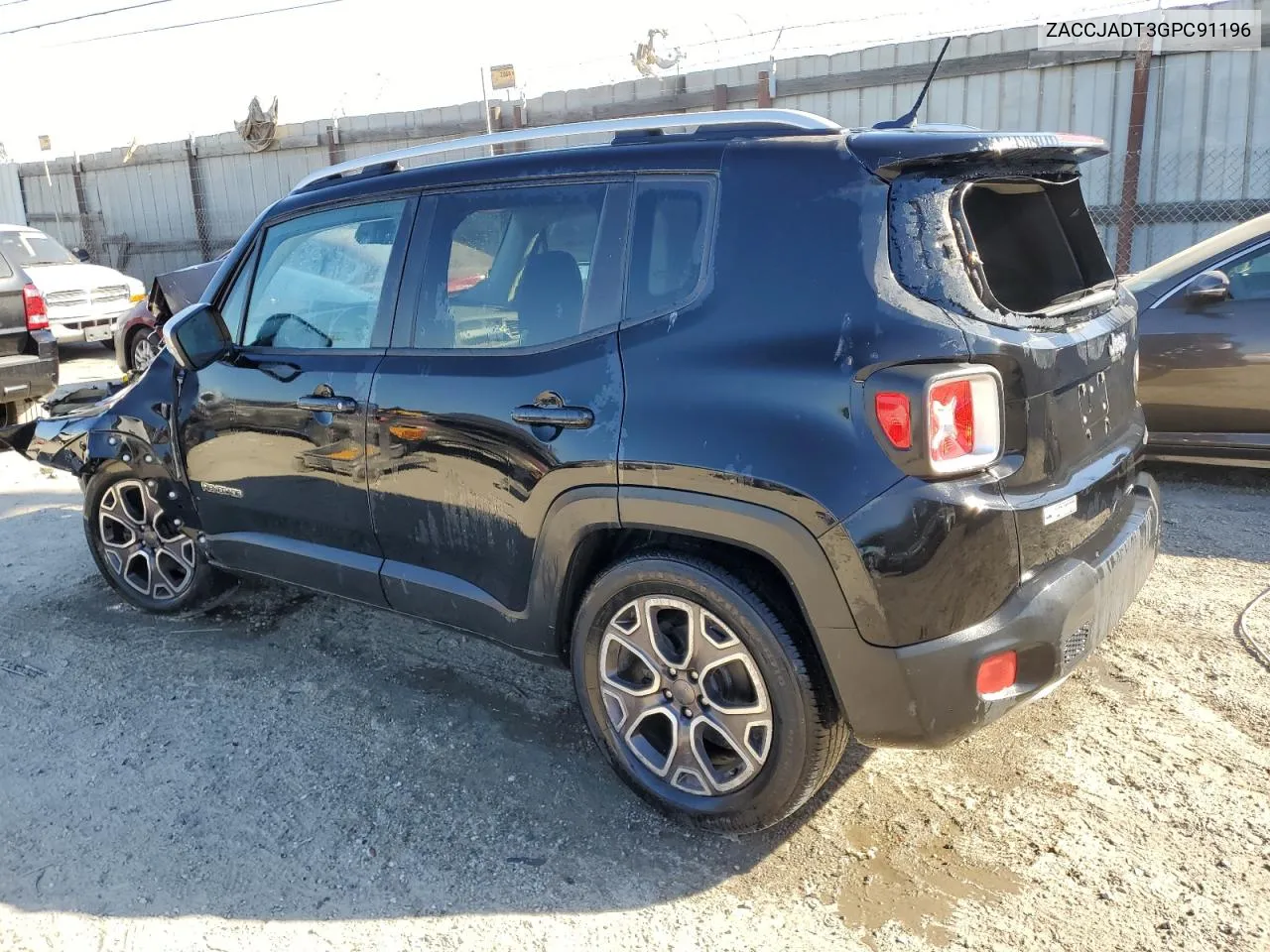 2016 Jeep Renegade Limited VIN: ZACCJADT3GPC91196 Lot: 77380284