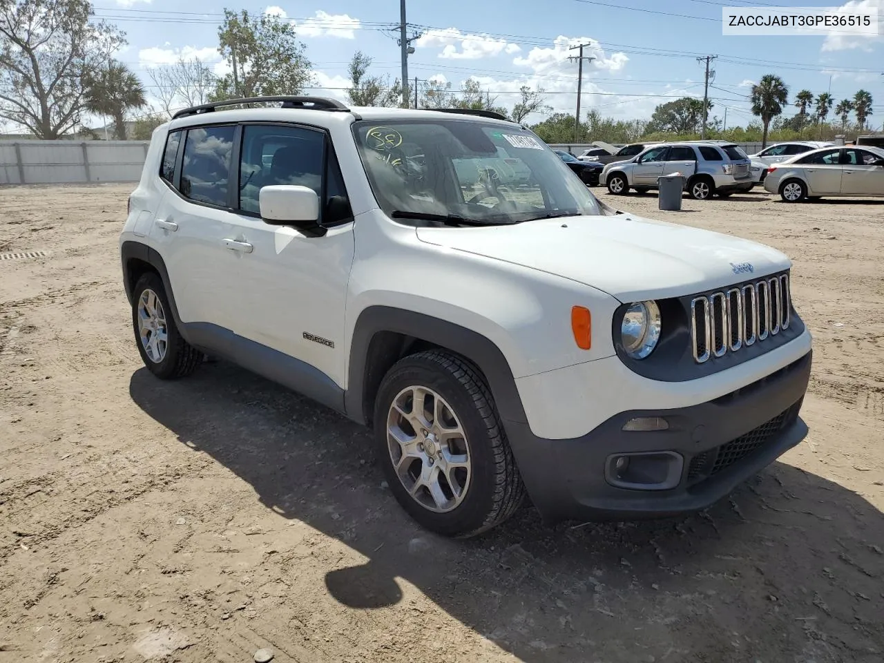 2016 Jeep Renegade Latitude VIN: ZACCJABT3GPE36515 Lot: 77491194