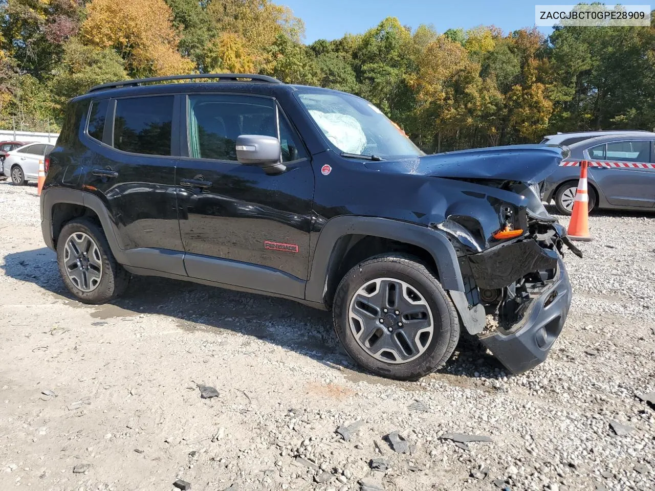 2016 Jeep Renegade Trailhawk VIN: ZACCJBCT0GPE28909 Lot: 77682824