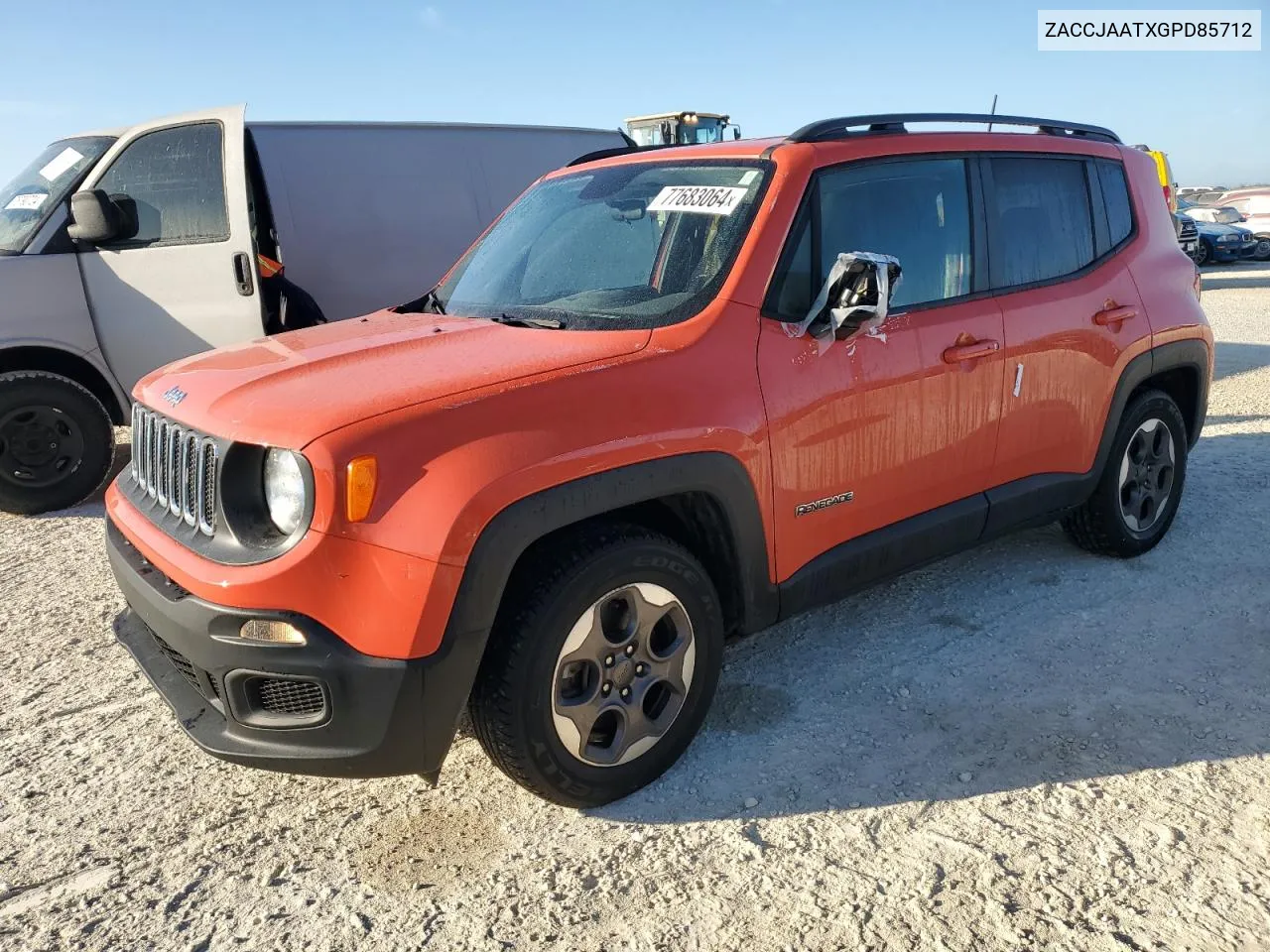 2016 Jeep Renegade Sport VIN: ZACCJAATXGPD85712 Lot: 77683064