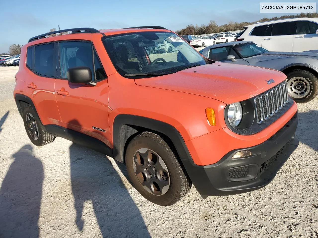 2016 Jeep Renegade Sport VIN: ZACCJAATXGPD85712 Lot: 77683064