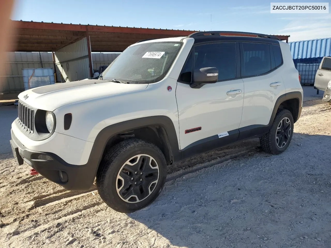 ZACCJBCT2GPC50016 2016 Jeep Renegade Trailhawk