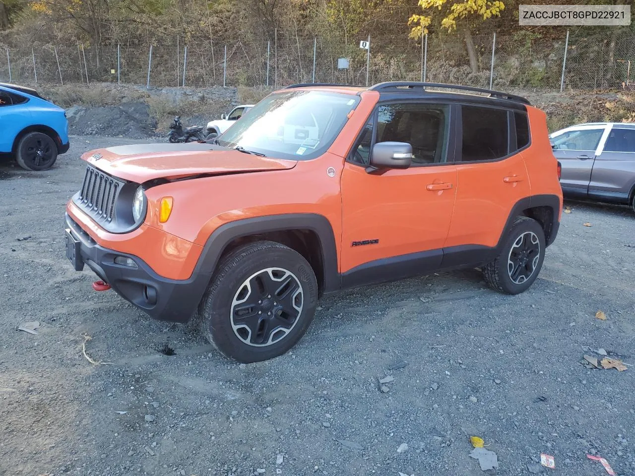 2016 Jeep Renegade Trailhawk VIN: ZACCJBCT8GPD22921 Lot: 77855834