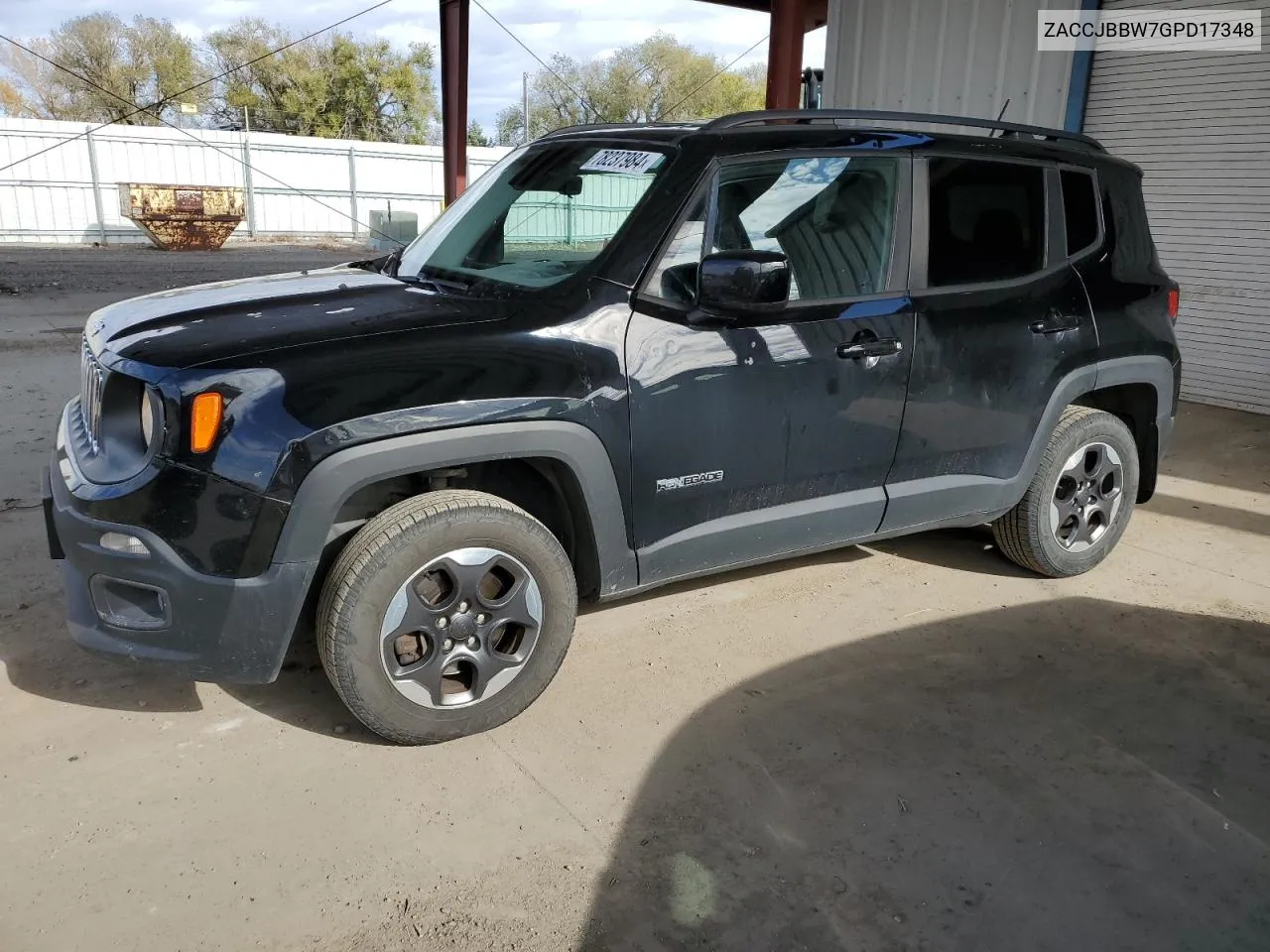 2016 Jeep Renegade Latitude VIN: ZACCJBBW7GPD17348 Lot: 78237984