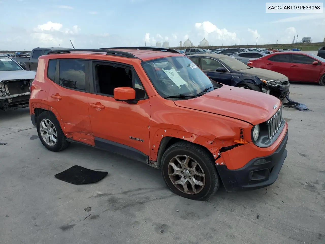 2016 Jeep Renegade Latitude VIN: ZACCJABT1GPE33063 Lot: 78265364