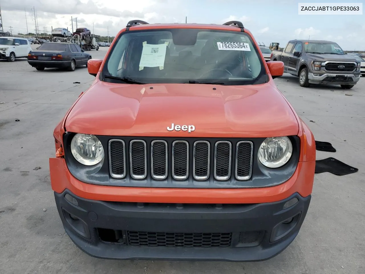 2016 Jeep Renegade Latitude VIN: ZACCJABT1GPE33063 Lot: 78265364