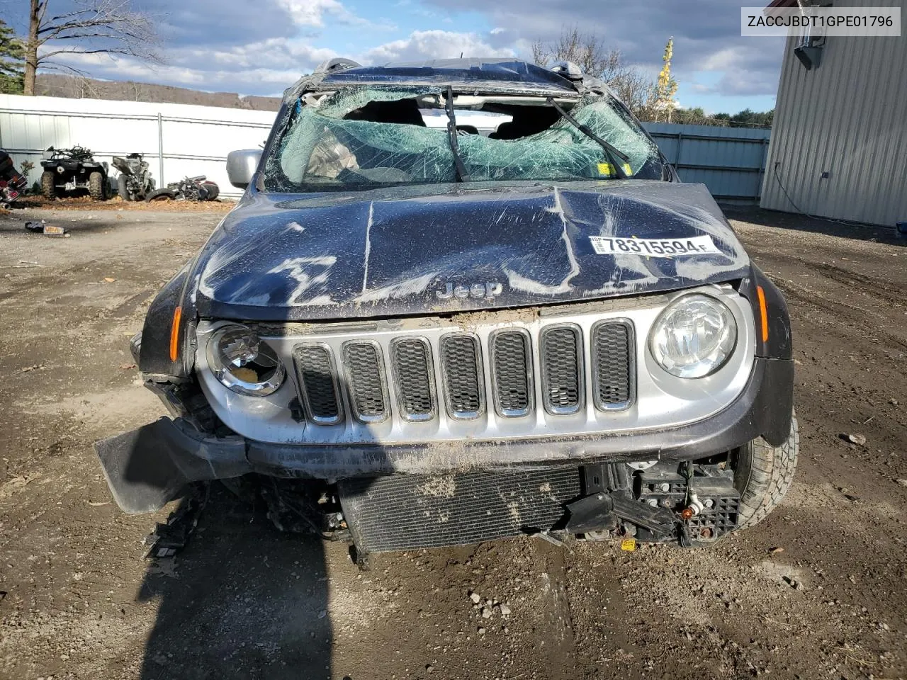 2016 Jeep Renegade Limited VIN: ZACCJBDT1GPE01796 Lot: 78315594